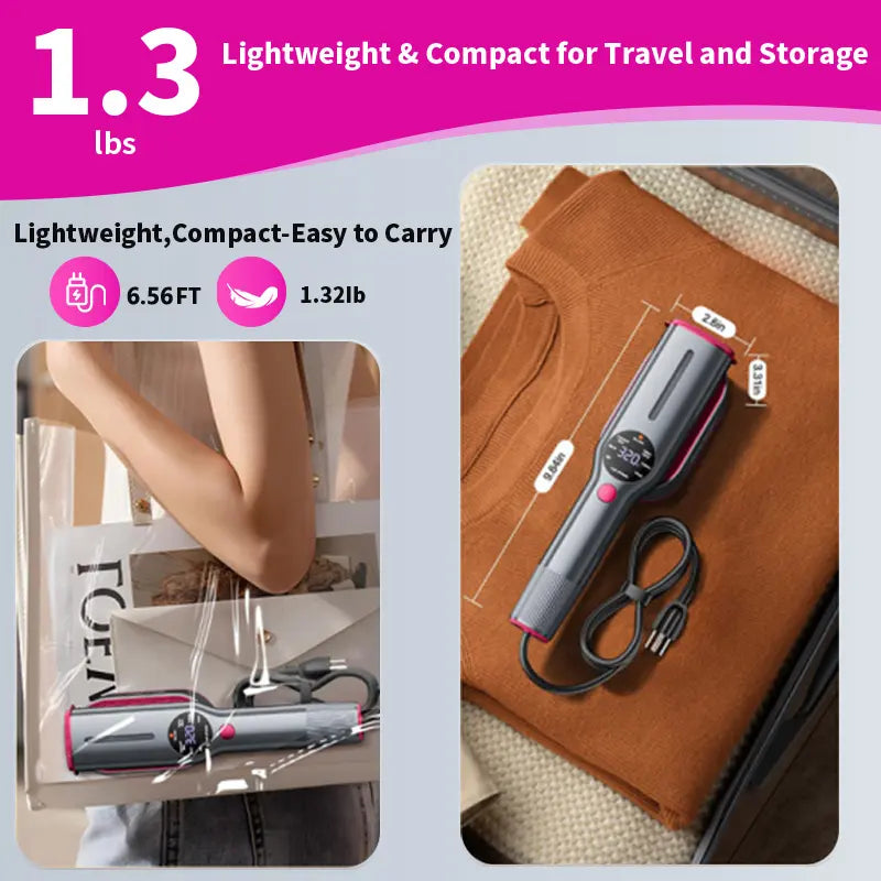 Dr.Flash Handheld Garment Steamer for Clothing, Portable Iron Steamer Combo Travel Steam Generators, 7 Modes with LED Display, Fast Heating, 90° Swivel Handle, 1-Button Start, Travel Stuff, New Year Gift