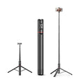 1.83M Selfie Stick Tripod for Vlogging, Aluminum Telescoping Smartphone Holder with Wireless BT Remote Control, Extendable Cellphone Tripod Cold Shoe Accessories, Adjustable Phone Content Creator Tool, Stocking Fillers Gift