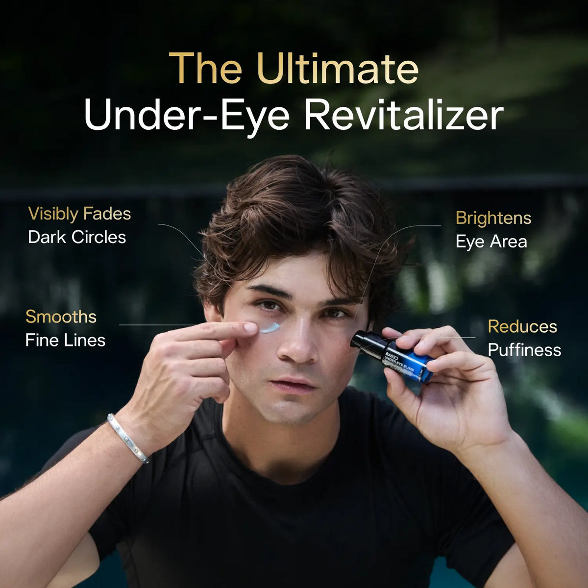 BASED under Eye Elixir | Brightens, De-Puffs & Revitalizes under Eyes | Simple, Effective, BASED.